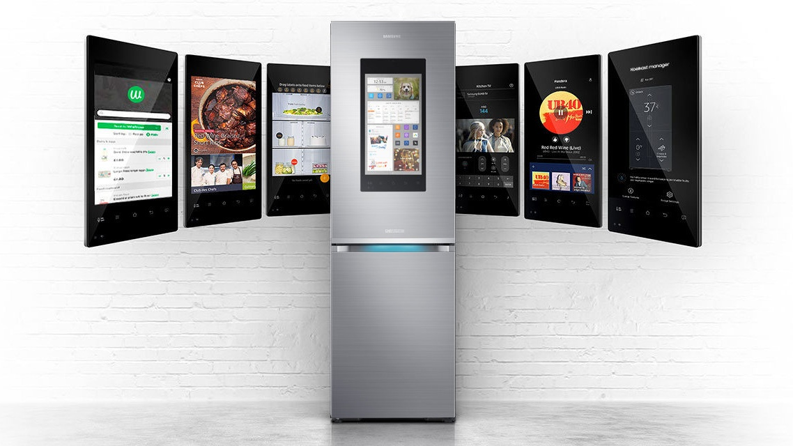 Samsung-koelkast shopt bij Colruyt